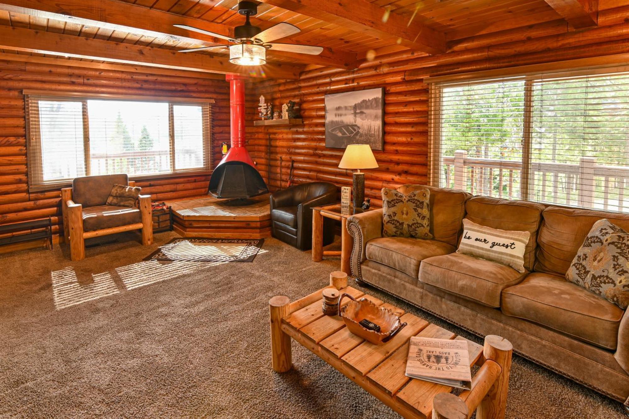 Harris Lakeview Cabin Bass Lake Exterior foto